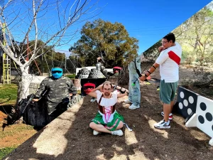 Archery vs paintball